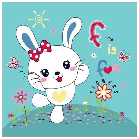 Premium Vector Cute Cartoon Bunny Vector