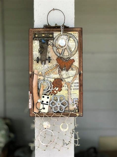Altered Art Altered Assemblage Art Box Found Object Art Etsy Found