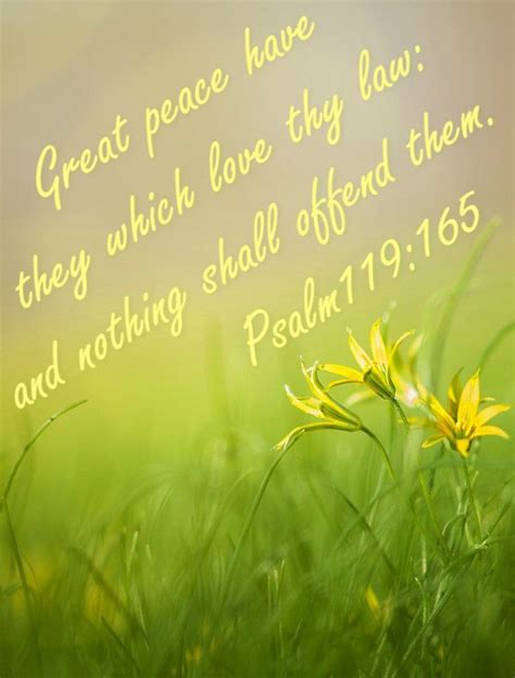 Psalm 119165 Kjv Great Peace Have They Which Love Thy Law And