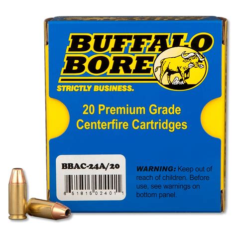 Buffalo Bore 9mm Luger P 115gr Jhp 20 Rounds Liberty Guns