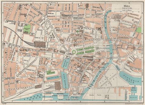 York Vintage Town City Map Plan Yorkshire 1950 Old Vintage Chart