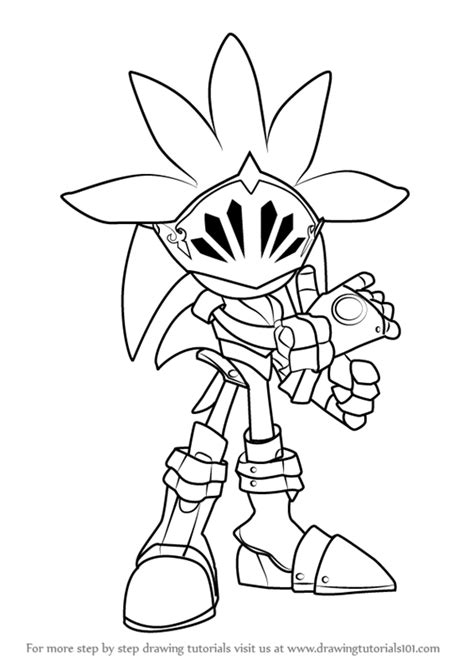 Learn How to Draw Sir Galahad from Sonic the Hedgehog (Sonic the