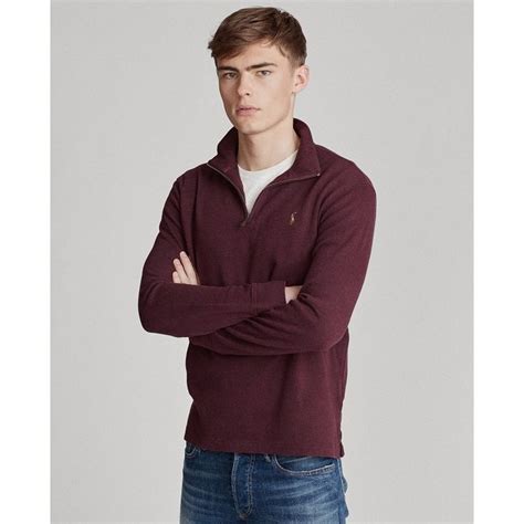 Nombreuses tailles disponibles et livraison rapide. Polo Ralph Lauren Pull demi-zippé côtelé Estate - Pull ...