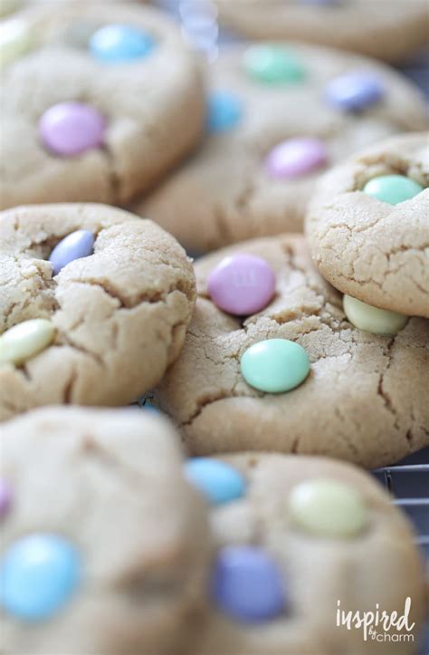 Soft Peanut Butter Cookies With Mandms Delicious Recipe