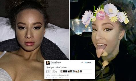 Teanna Trump Is Crowdfunding To Raise 10k After Being Released From Jail Daily Mail Online