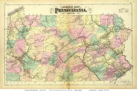 Old Maps of Pennsylvania