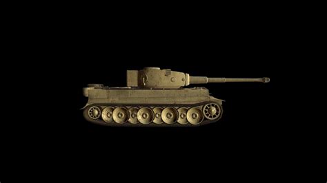 Wwii Tiger 1 Tank Free Vr Ar Low Poly 3d Model Cgtrader