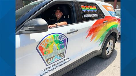 Austin Police Department Unveils Pride Car