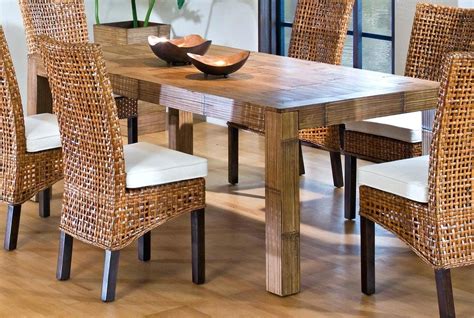 20 Best Collection Of Rattan Dining Tables