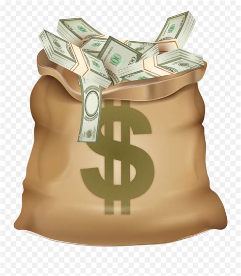 Money Bag Coin Bag Of Money Png Emojimoney Bag Emoji Free