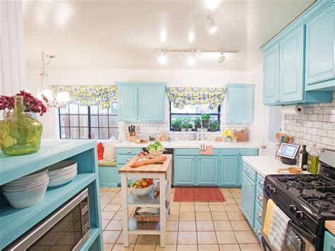 If you love bright colors in your home, consider painting kitchen cabinets bordeaux. Blue Kitchen Paint Colors: Pictures, Ideas & Tips From ...