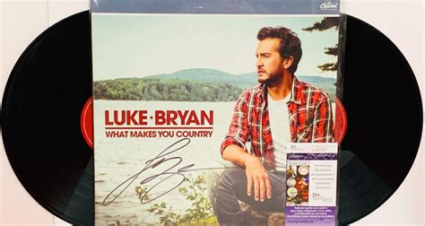 Luke Bryan Signed What Makes You Country Double Vinyl Record Album