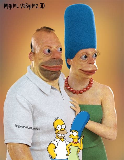 Homer And Marge Simpson In Real Life 3 Pics