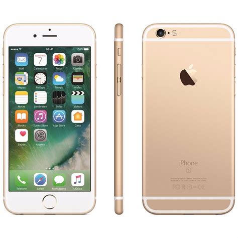 Shop the latest apple iphones with digi phonefreedom 365! Iphone 6s Apple 16gb Tela 4.7 Hd 3d Touch Ios 9 Dourado ...