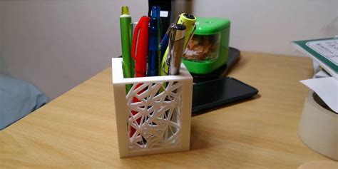 13 Cool 3d Printed Pencil And Pen Holders With Links 3dsourced