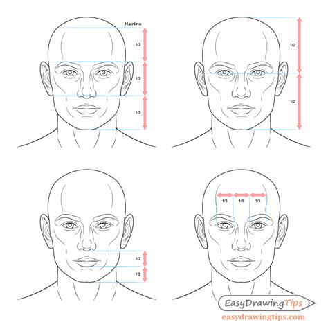 How To Draw A Male Face Step By Step Tutorial Easydrawingtips