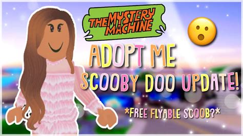 Scooby Doo Update Level Up With Me Roblox Adopt Me Youtube