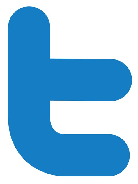Twitter Logo Png Transparent Image Download Size 769x1024px