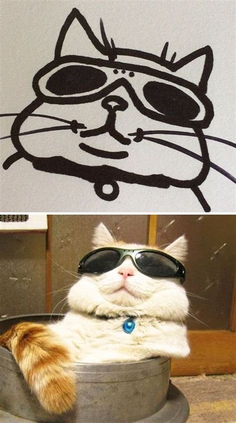 26 Cat Drawing Examples That Are Just So On Point Cat Drawing