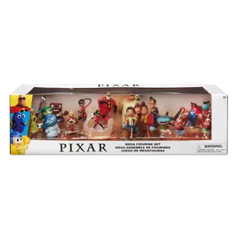 Disney Parks 2023 Pixar Mega Figurine Set Cake Topper 20 Piece New 76