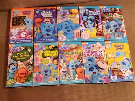 Blue S Clues Vhs Collection 1998 2001 Blues Clues Clu