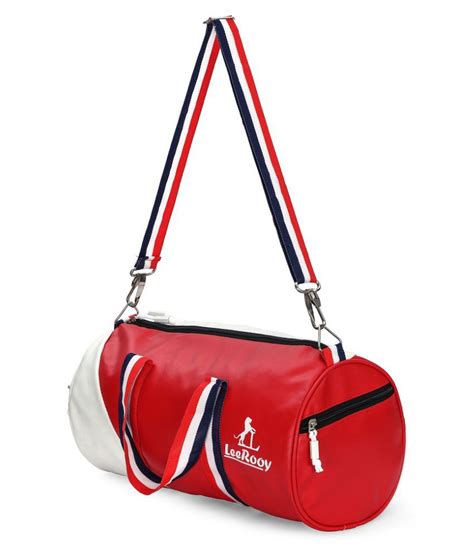 leerooy medium canvas gym bag buy leerooy medium canvas gym bag online at low price snapdeal