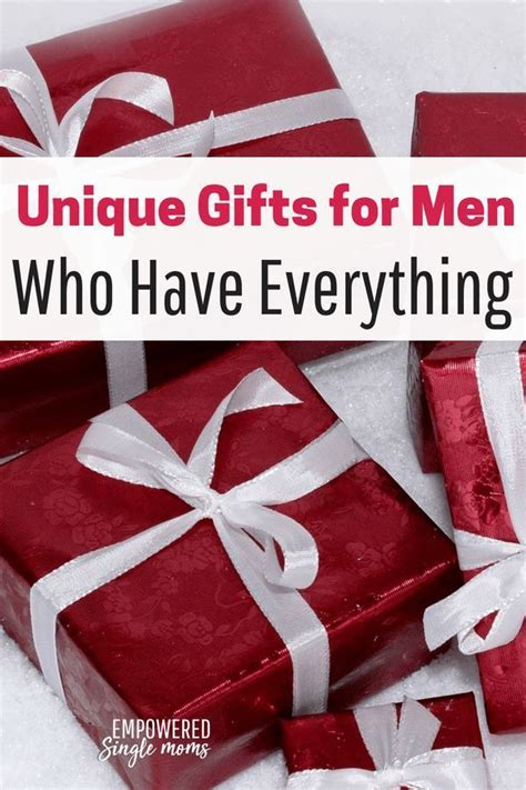45 exceptional gift ideas for men who seemingly have everything. Are you looking for a 50th birthday gift for a man who has ...