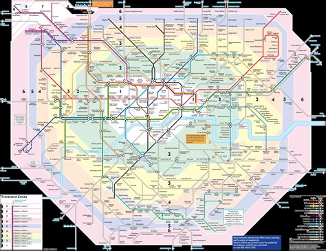 London Metro Map Detailed