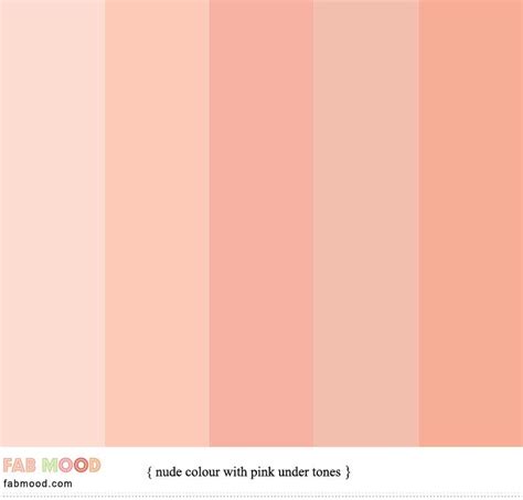 Neutral Tones Nude Colour With Peach Under Tones Color Combinations Nude Color Colorpalette