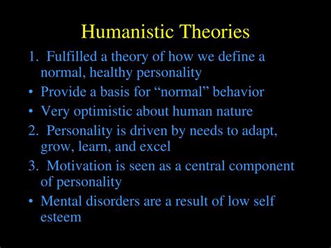 Ppt Humanistic Theories Powerpoint Presentation Free Download Id