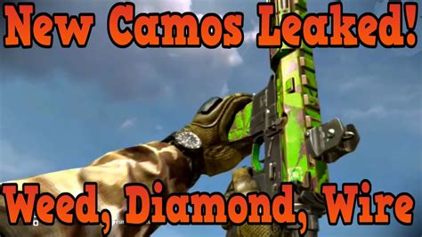 Call Of Duty Ghosts Weed Gold Diamond Barbed Wire Dlc Camos Leaked