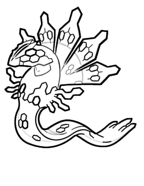 Pokemon Coloring Pages Zygarde