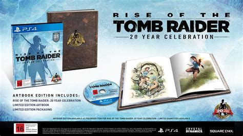 Rise Of The Tomb Raider 20 Year Celebration Limited Edition Ps4