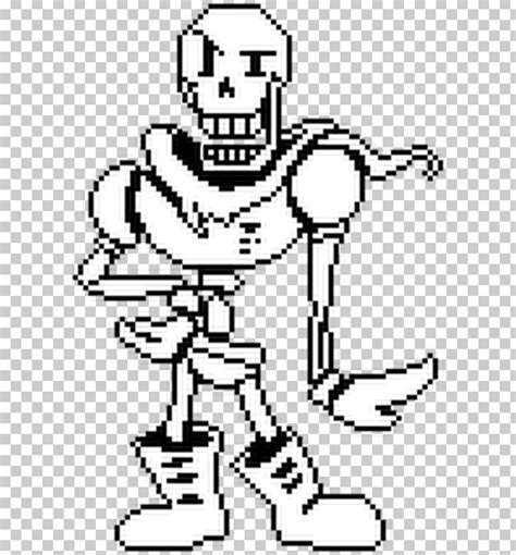 Undertale Paper Papyrus Sprite Png Clipart Area Art Black Black