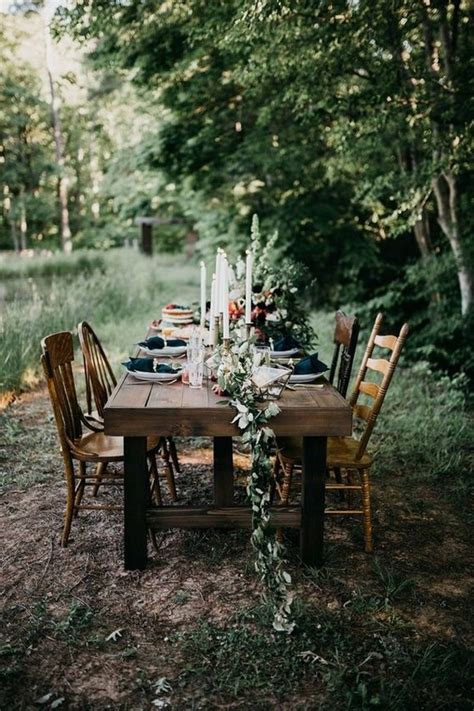 24 Stunning Woodland And Forest Wedding Reception Ideas Oh The Wedding Day
