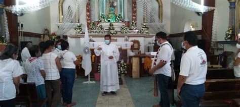 Dan Bienvenida A Nuevo Parroco De La Iglesia San Miguel Arcangel En El