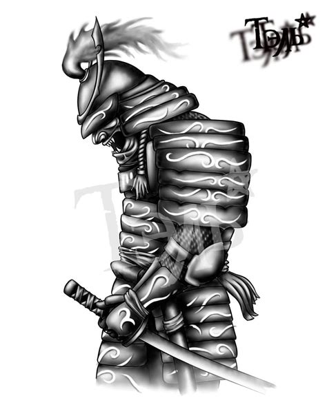 Samurai Warrior Tattoo Drawings