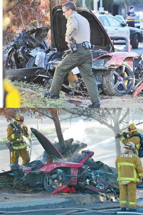 Paul Walker Dies After His Porsche Hits Tree And Bursts Into Flames Eye Witnesses Recount