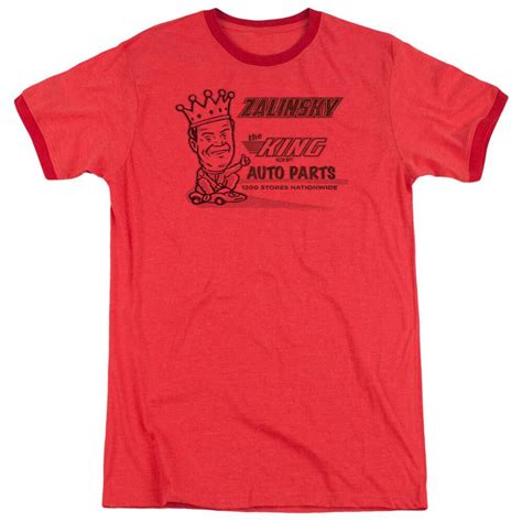 I got a guarantee stamped on every box, but more important is the guarantee that i make to the american worker: Tommy Boy Zalinsky Auto - Adult Heather Ringer - Red - Red ...