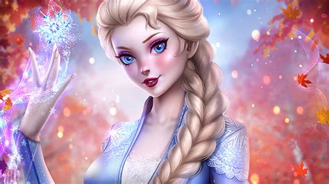 Wallpaper Id 945979 Braid Blue Eyes Elsa Frozen Blonde Movie