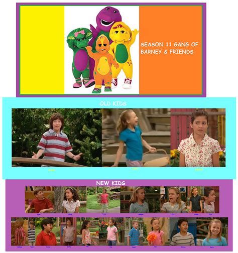 Season 11 Gang Of Barney And Friends Battybarney2014s Version Custom