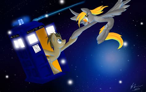 Derpy And The Doctor By Draconicsonic On Deviantart