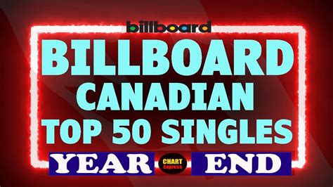 Billboard Canadian Hot 100 Year End 2019 Top 50 Chartexpress Youtube