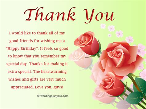 How To Say Thank You For Birthday Wishes Wordings And Messages
