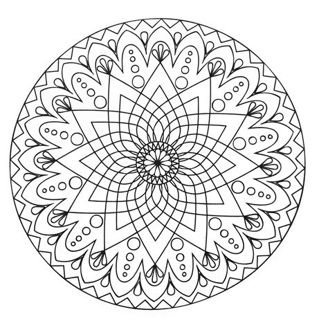 coloriage à imprimer mandala panda – Voyager en Solo