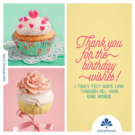 Thank You For The Birthday Wishes Ecards Dayspring