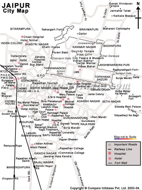 Jaipur Map India