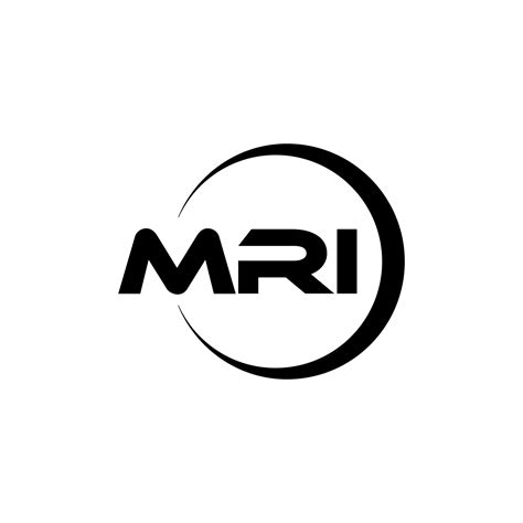 MRI Letter Logo Design In Illustration Vector Logo Calligraphy