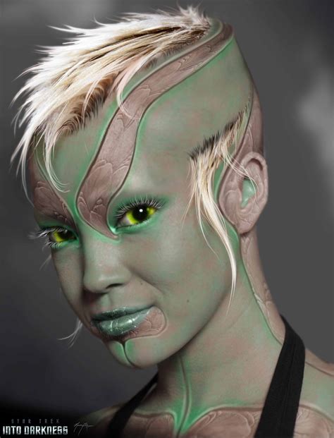 Star Trek Into Darkness Concept Art Alien Female Alien Concept Art