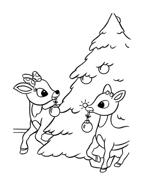 Free Printable Rudolph Coloring Pages Printable World Holiday